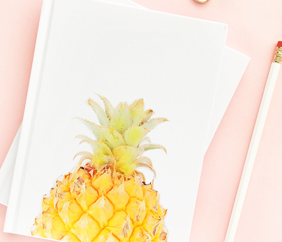 Pineapple notebook Mothers Day - 404 x 346